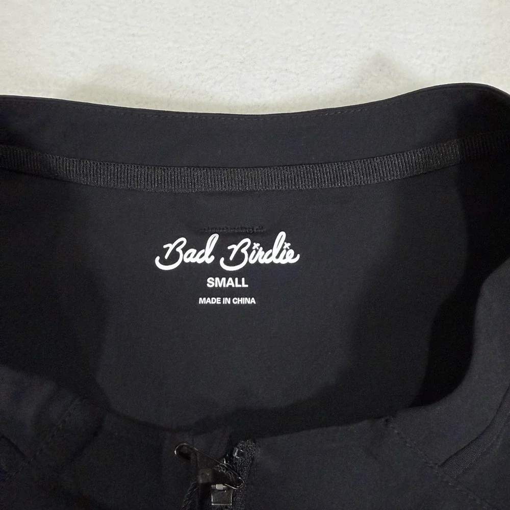 NWT‎ Bad Birdie Men's Bad Elements Lightweight Wind Golf Vest Small Black